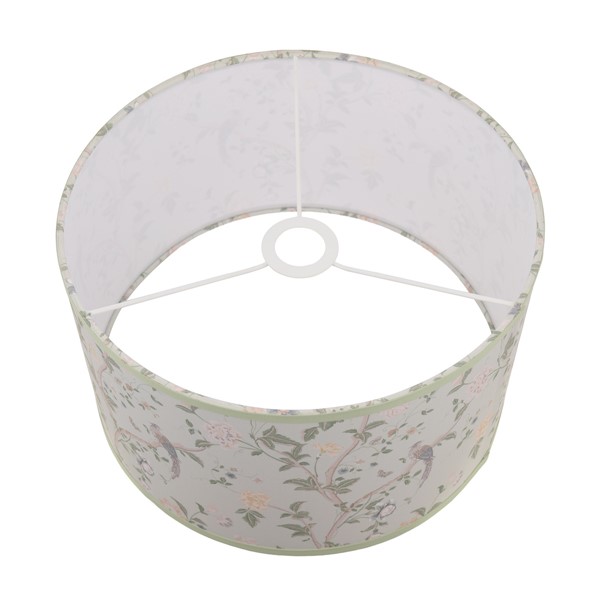 (image for) Laura Ashley Summer Palace Eau De Nil Green Cotton Drum Shade 38cm